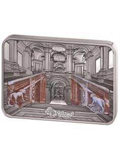 Cook Islands 2014 10$ Grand Interiors CASERTA PALACE Reggia 2,5 Oz Silver Coin