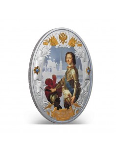 Niue 2014 5$ Russian Imperators Peter the Great **UNIQUE** 2oz Proof Silver Coin