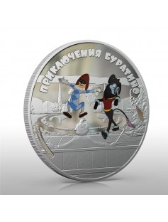 Cook Islands 2012 5x 5$ Pinoccio Adventures of Buratino 5x 1 Oz Silver Coin Set