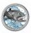 Niue 2015 $2 Ocean Predators Great Barracuda Proof 1 Oz Silver Coin inWater Case