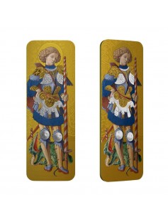 Niue Islands 2014 $5 Carlo Crivelli Icon St. George Gold Gilded 2 Oz Silver Coin