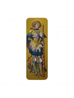 Niue Islands 2014 $5 Carlo Crivelli Icon St. George Gold Gilded 2 Oz Silver Coin