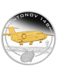 Cook 2008 5x1$ Antonov Ukrainian Aviation GOLD Gilded 5x 1 Oz Silver Coin Set