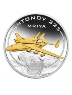 Cook 2008 5x1$ Antonov Ukrainian Aviation GOLD Gilded 5x 1 Oz Silver Coin Set