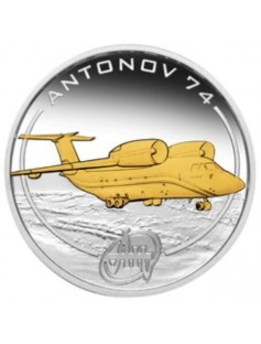 Cook 2008 5x1$ Antonov Ukrainian Aviation GOLD Gilded 5x 1 Oz Silver Coin Set