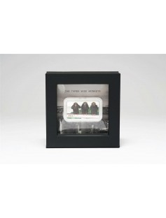 Tanzania 2014 1000 Shillings The Three Wise Monkeys 1 Oz Proof Silver Coin