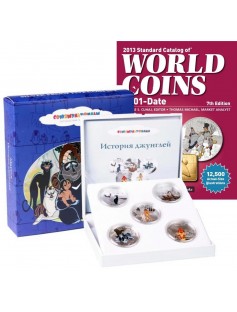 Cook Islands 2011 5$ Adventures of Mowgli 5 x 1Oz Silver Coin SET LIMIT **300**