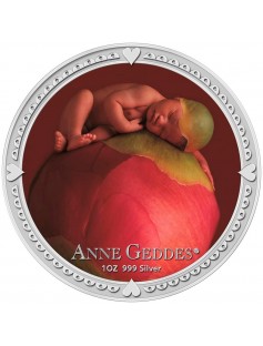 Niue 2011 $2 Anne Geddes Baby OnThe pion Series Girl 1oz Silver Coin Braslet Set