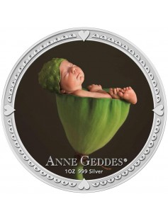 Niue 2012 $2 Anne Geddes Baby OnThe pion Series Girl 1oz Silver Coin Braslet Set