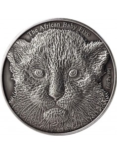 Burkina Faso 2014 1000 Francs The African Big Five The LION 1 Oz Silver Coin