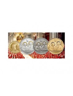 Tanzania 2014 1000 Shillings Canonization Of The Popes 20 g Proof Silver Coin