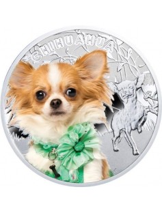 Niue 2013 1$ Man's Best Friends Dogs - Chihuahua Proof Silver Coin LIMIT 1500