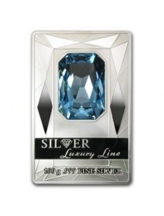 Cook Islands 2011 20$ Silver Luxury Line 100 g Proof Silver Coin with Swarovski