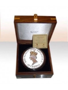 Ascension Islands 2012 60 Crowns Queen Elizabeth II 60 oz Silver Coin 60 Diamond