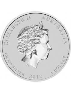 Australia 2012 Lunar year of the Dragon 1oz Proof Silver Coin *Special Edition*