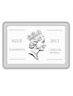 Niue 2013 $2 Tropical Coral Fish - Royal Blue Tang 28,28g Silver Coin