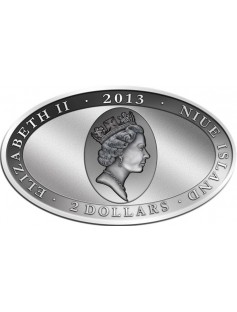 Niue 2013 2$ CROCEYE Crocodile Photoprint XL Ultra High Relief 1 Oz Silver Coin