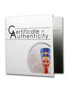Cook Islands 2013 $5 History of Egypt Nefertiti .999 Silver Coin Proof LIMIT2500