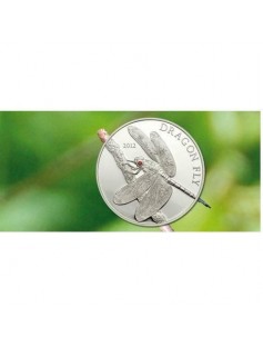 Tokelau 2012 5$ Dragon Fly Hologram 25g Silver Coin