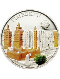 Palau 2011 5$ World of Wonders II Timbuktu Silver Coin LIMIT 2500