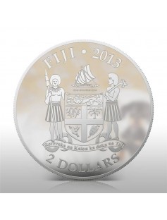 Fiji 2013 My Best Friend II Dachshunds Dogs & Cats 1 Oz Proof Silver Coin