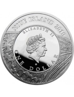 Niue 2010 1$ Butterflies Pernasius APOLLO Silver Coin LIMITED