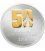 Niue 2015 $2 Thunderbirds 50 Years Anniversary 1oz Proof Gold Gilded Silver Coin