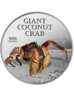 Niue 2013 2$ Giant Coconut Crab 1oz Proof Silver Coin LIMIT 5000