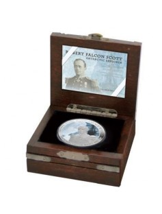 Niue 2012 2$ Navy officer Robert Falcon Scott 1oz Proof Silver coin LIMITED