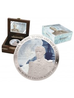 Niue 2012 2$ Navy officer Robert Falcon Scott 1oz Proof Silver coin LIMITED