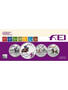 Andorra 2013 5 Dinners FEI-Disciplines Jumping Silver Coin Proof Mintage 2000