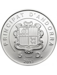 Andorra 2013 5 Dinners FEI-Disciplines Jumping Silver Coin Proof Mintage 2000