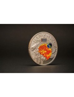 Cook Islands 2013 10$ NANO SPACE - Exploration of Universe Silver Coin