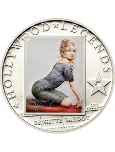 Cook Islands 2013 $5 Hollywood Legends IV Gregory Peck Silver Coin Proof