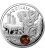 Niue 2012 1$ Amber Route Aquileia Silver Coin Proof with Amber Insert