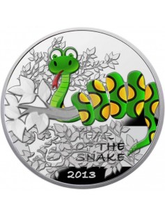 Niue 2012 1$ YEAR OF THE SNAKE "CHINESE CALENDAR" Series Fairy Tale Silver Coin