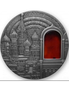 Palau 2012 10$ Mineral Art Kremlin Russia Moscow 2 Oz Silver Coin *LIMIT 999*