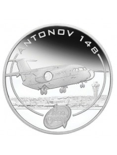 Cook Islands 2008 1$ Antonov An 124 Condor Proof 1 Oz .999 Silver Coin LIMITED