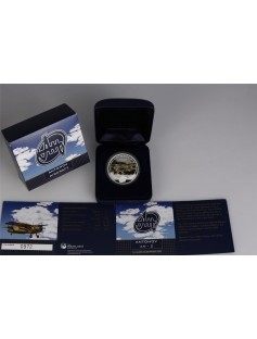 Cook Islands 2008 1$ Antonov An2 Colt 24K GOLD Gilded Proof 1Oz .999 Silver Coin