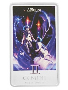 Niue 2011 2$ Zodiac Series Gemini 1Oz .999 Proof Silver Coin LIMITED