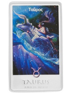 Niue 2011 2$ Zodiac Series Taurus 1Oz .999 Proof Silver Coin LIMITED