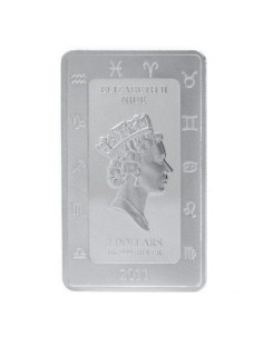 Niue 2011 2$ Zodiac Series the Leo 1Oz .999 Proof Silver Coin LIMITED