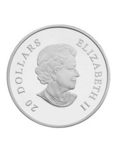 Canada 2011 $20 Christmas Tree .999 1 Oz Silver Coin with Swarovski Crystals