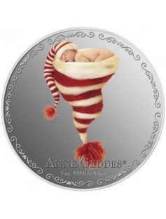 Niue Islands 2014 2$ ANNE GEDDES HEARTFELT 1 Oz Silver Coin IV Release