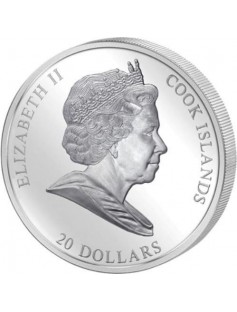 Cook Islands 2011 20$ Masterpieces of Art GIOVANNI CANALETTO 3Oz Silver Coin