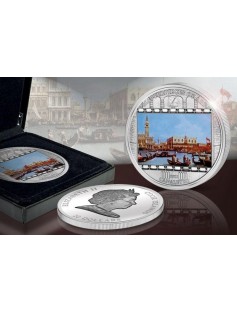 Cook Islands 2011 20$ Masterpieces of Art GIOVANNI CANALETTO 3Oz Silver Coin