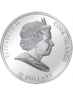 Cook Islands 2011 20$ Masterpieces of Art FRANZ MARC BLUE HORSE 3 Oz Silver Coin