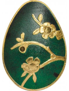 Palau 2014 1$ Imperial Eggs Golden Egg Proollike Gold Coin with Convex Shape