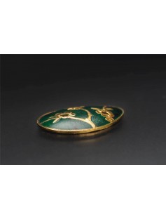 Palau 2014 1$ Imperial Eggs Golden Egg Proollike Gold Coin with Convex Shape