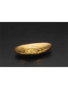 Palau 2014 1$ Imperial Eggs Golden Egg Proollike Gold Coin with Convex Shape